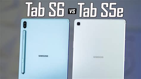 Galaxy Tab S6 vs Tab S5e - Full Comparison - YouTube