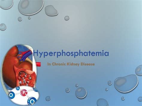Hyperphosphatemia in CKD