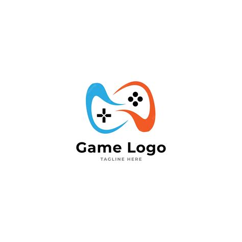 Premium Vector | Outline game logo vector template