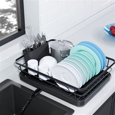 Kitsure Dish Drying Rack- Space-Saving Dish Rack, Dish Racks for Kitchen Counter, Durable ...