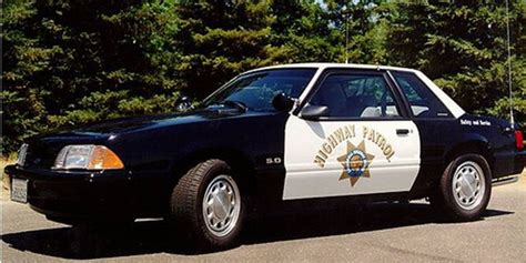 California Highway Patrol - 1993 CHP SSP Mustang | Old police cars, Ford police, Police cars