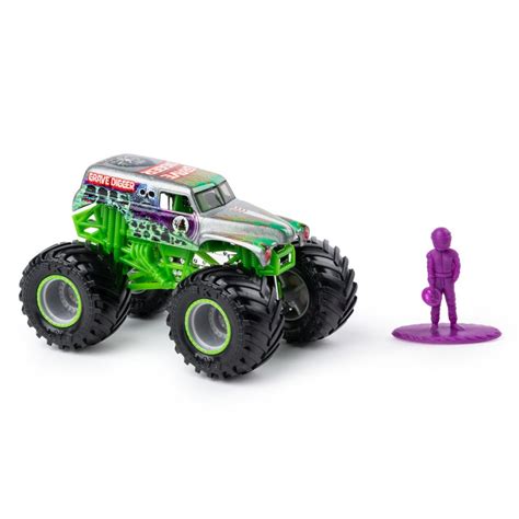 Spin Master - Monster Jam Monster Jam, Official Grave Digger Monster Truck, Die Cast Vehicle ...