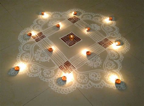 Nallu Moolai Kolam - Karthigai Deepam! Karthigai Deepam is celebrated ...