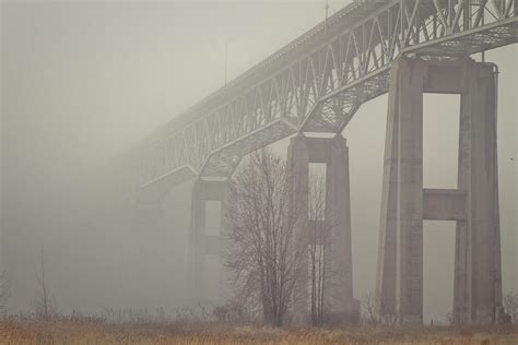 Foggy Bridge by @angelaauclairphotography