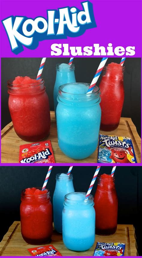 Kool-Aid Slushies See how to make these fun and simple Kool-Aid Slushie desserts. | Frozen ...