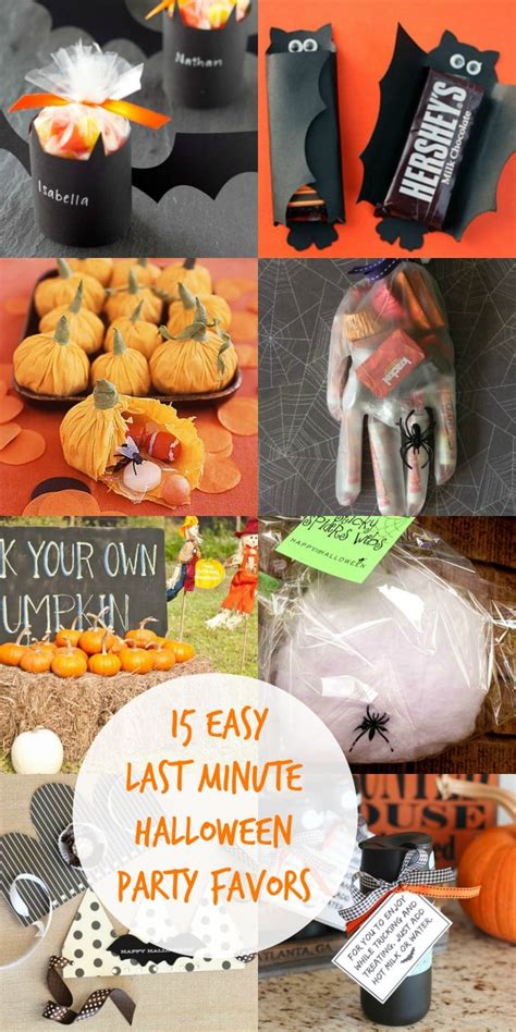 15 Easy Last Minute Halloween Party Favor Ideas! - Ella Claire & Co.