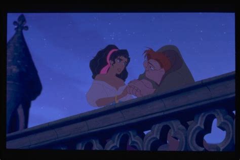 Demi Moore and Tom Hulce in The Hunchback of Notre Dame (1996)