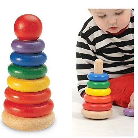 The Best Baby Stacking Toys That Help Cognitive Development | Baby stacking toys, Toddler play ...