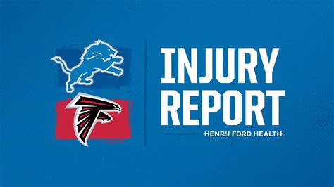 Atlanta Falcons vs Detroit Lions Week 3 injury report and game ...