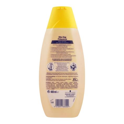 Schwarzkopf Every Day Frequency Shampoo, All Hair Types, 400ml ...