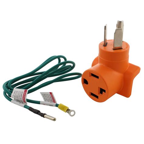 Three Prong Dryer To Four Prong Outlet Adapter - Adapter View