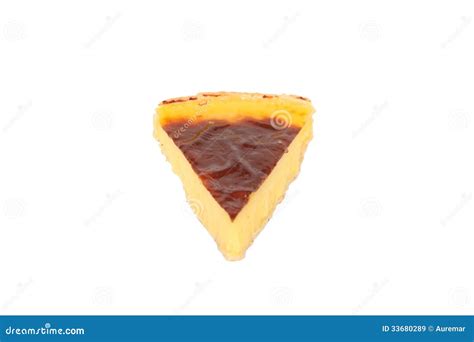 Custard tart stock image. Image of slithery, breakfast - 33680289