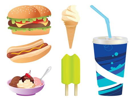 Fast Food Graphics Vector Art & Graphics | freevector.com