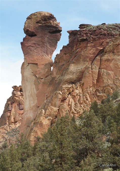 "Monkey Face Pillar - Smith Rock State Park" by CarrieAnn | Redbubble