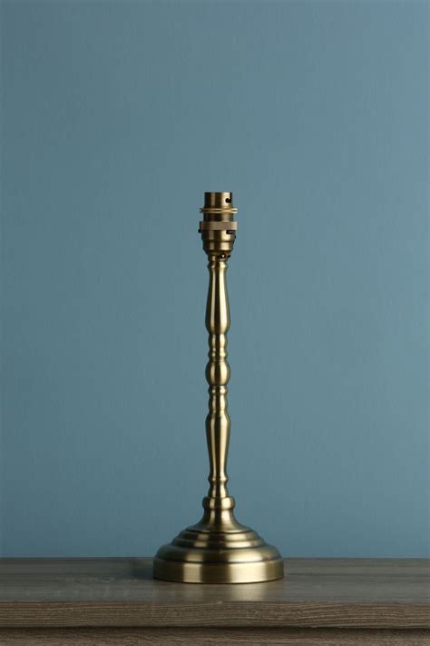 Buy Laura Ashley Corey Antique Brass Candlestick Table Lamp Base from ...