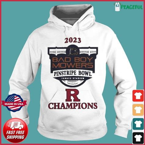 Rutgers Scarlet Knights 2023 Pinstripe Bowl Champions Shirt