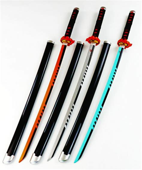 (PO) Demon Slayer Tanjirou Hinokami Cosplay Sword, Hobbies & Toys, Memorabilia & Collectibles ...