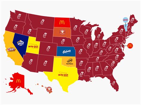 Foursquare data reveals the most popular fast-food chain in every state ...