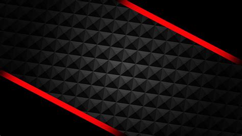 Red Lines Black Geometric Shapes HD Red And Black Aesthetic Wallpapers ...