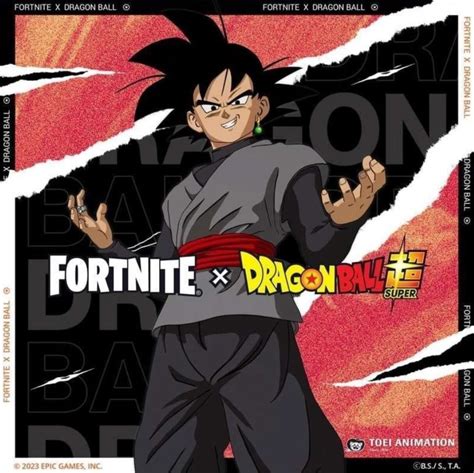 Fortnite x DragonBallZ: Goku Black appears on Fortnite Island with Super Saiyan Rose