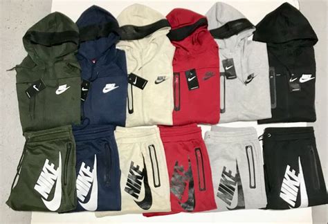 Nike Suit Top And Bottom Hoodie Brand New Complete Set Mens Sweat Suit ...