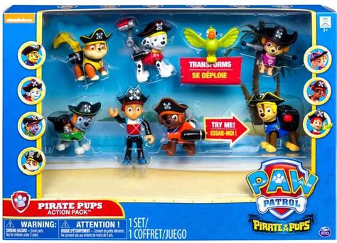 Paw Patrol Pirate Pups Action Pack Exclusive Figure 8-Pack Pirate Pups ...