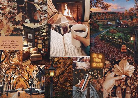 Autumn Fall Cozy Moodboard . Cute , Fall , Laptop HD wallpaper | Pxfuel