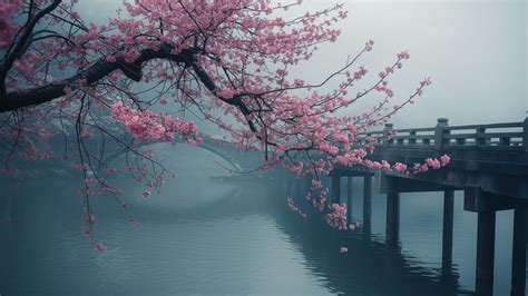 Japan Wallpaper - Cherry blossom, River, Nature #6473