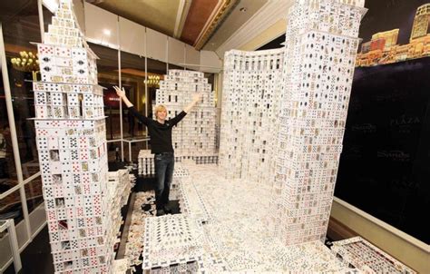 Guinness World Records: Largest playing card structure