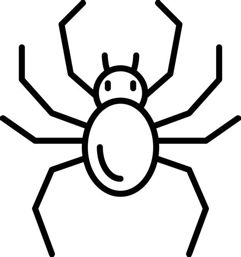 Spider Outline Icon 9243067 Vector Art at Vecteezy