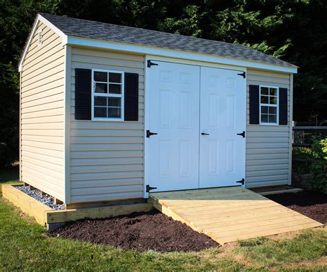 How to build a ramp for a shed on uneven ground - Builders Villa