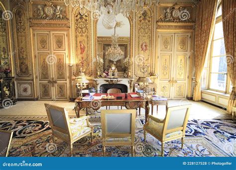 Interiors of the Elysee Palace, Paris, France Editorial Stock Photo ...