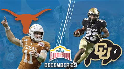 Valero Alamo Bowl matchup graphic - Valero Alamo Bowl