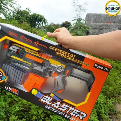 Đồ Chơi Súng Nerf Đạn Xốp Bản Tự Động Dùng Pin Cỡ Lớn NE04 | Đô Shop ...