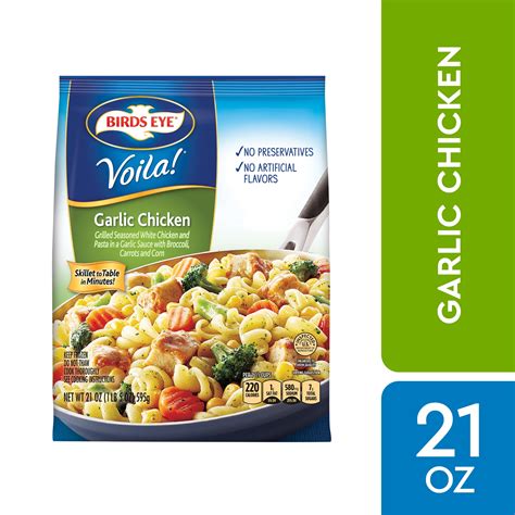 Birds Eye Voila! Garlic Chicken, Skillet Meal, 21 Oz - Walmart.com ...