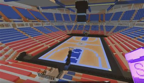 Minecraft Basketball Court