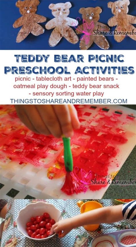 Teddy Bear Picnic Preschool Activities