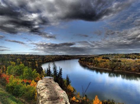 Edmonton River Valley - End of the World | River, End of the world ...