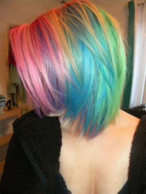 Rainbow Hair: 30 Crazy Rainbow Hair Color Inspirations