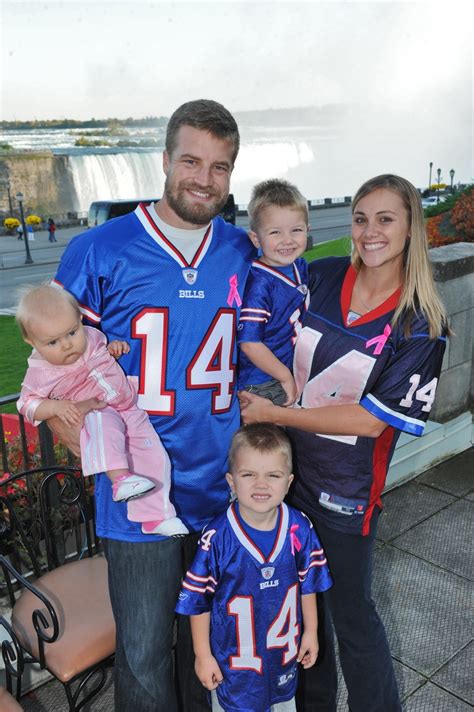 Bills QB Ryan Fitzpatrick, wife Lisa and children Brady, Tate and Lucy. | Bills Families | Pinterest