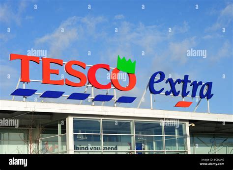 Tesco Extra Stock Photo - Alamy