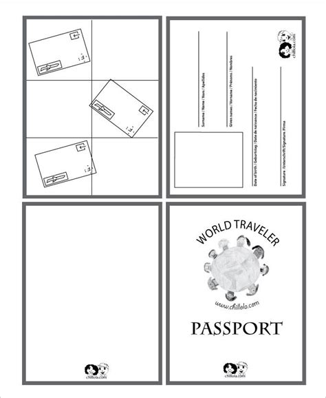 24+ Passport Templates Free PDF, Word, PSD Designs | Passport template ...