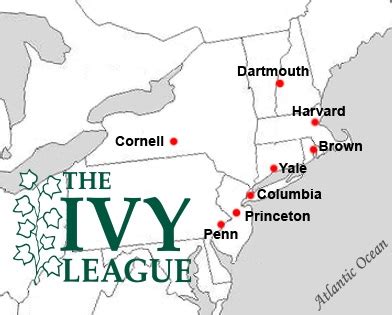 Ivy League Map Teams Logos Sport League Maps - vrogue.co