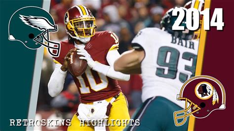 2014: Philadelphia Eagles vs Washington Redskins RetroSkins Highlights - YouTube