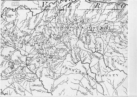 Caswell County area in 1775