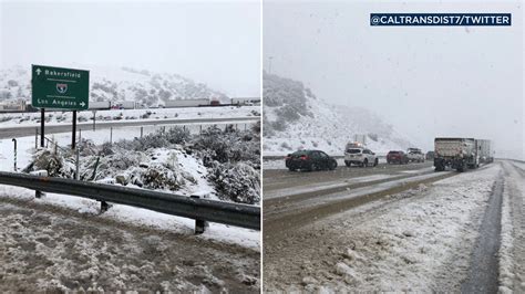 I-5 at Grapevine reopens in both directions after drivers stuck in snow for hours | abc7news.com