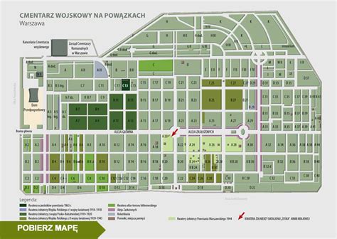 Batalion Zośka - Mapa cmentarza