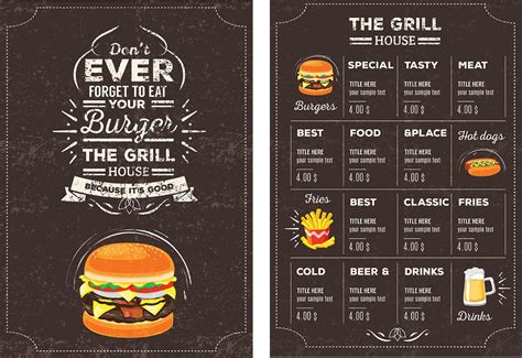 35 Best Restaurant Menu PSD Templates & Mockups 2024 | Menu design template, Restaurant menu ...