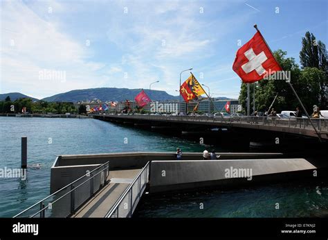 Lake Geneva Switzerland Stock Photo - Alamy