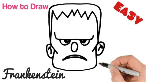 Cómo dibujar un monstruo Frankenstein | dibujos de halloween